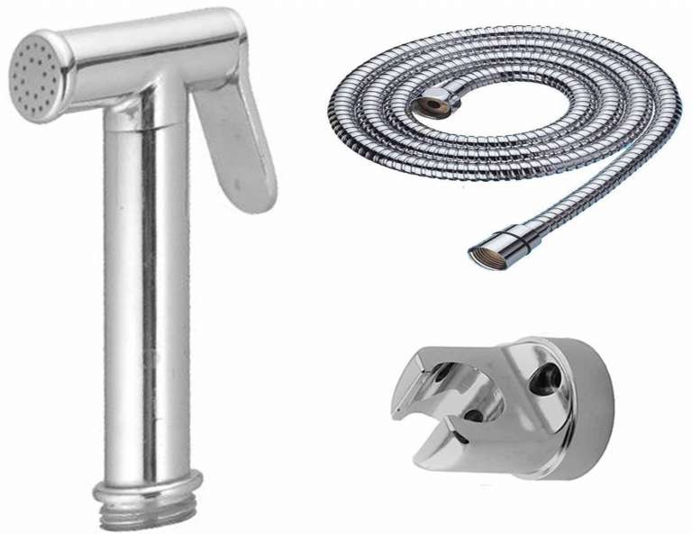 Kaveri Health Faucet Accord with C.P Hook and 1.5m C.P Shower Tube
