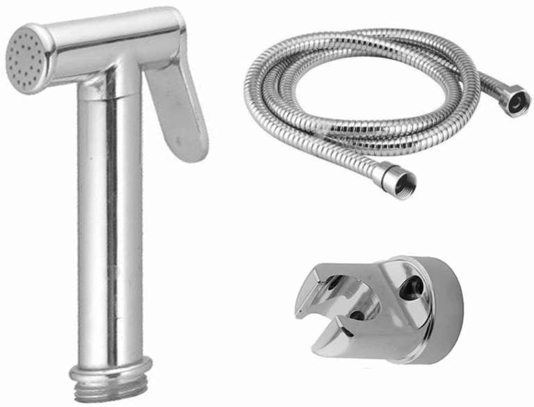 Kaveri Health Faucet Accord with C.P Hook and 1m C.P Shower Tube