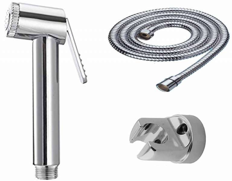 Bluflow Health Faucet Allied with ABS Plastic Hook and 1.5m C.P Shower Tube