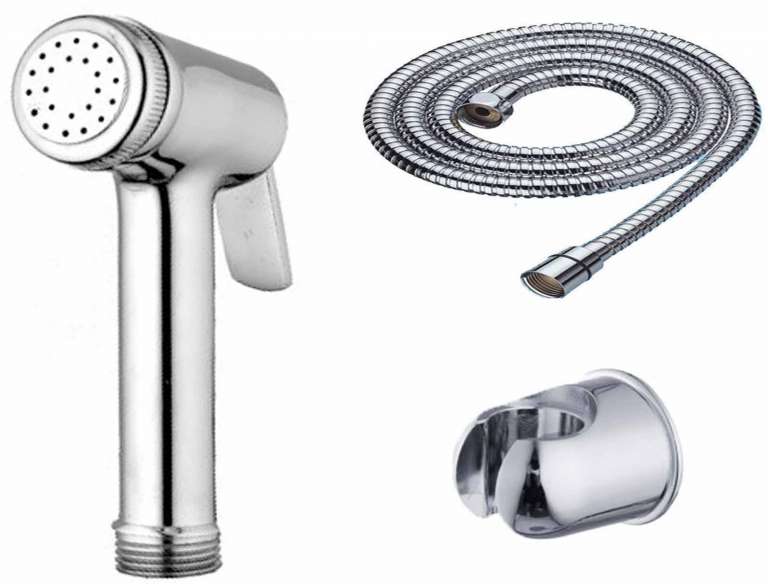 Kaveri Health Faucet Economy with C.P Hook and 1.5m C.P Shower Tube