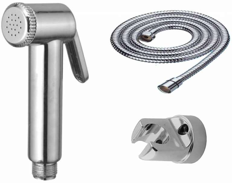 Kaveri Health Faucet Solo with ABS Plastic Hook and C.P Shower Tube 1.5m