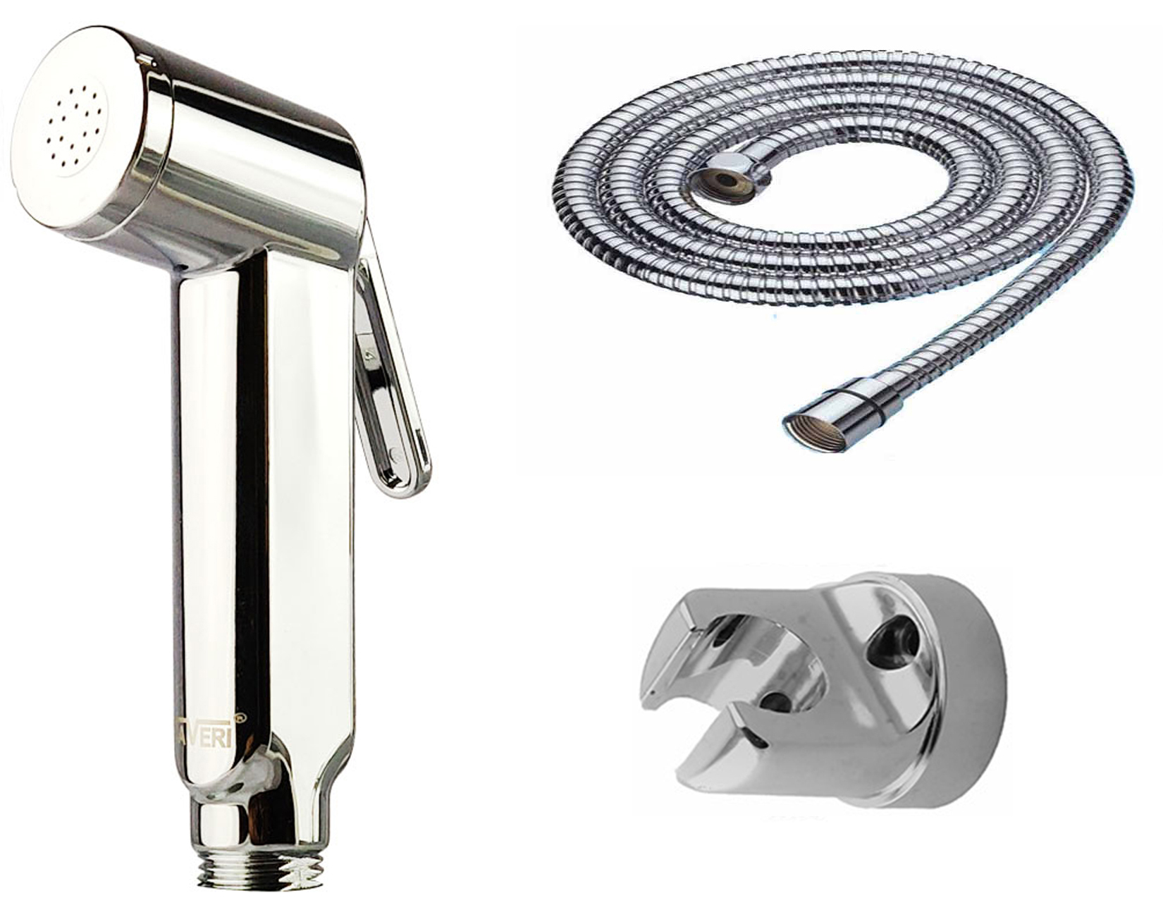 Kaveri Health Faucet Set Florence with 1.5m Shower Tube and ABS Hook