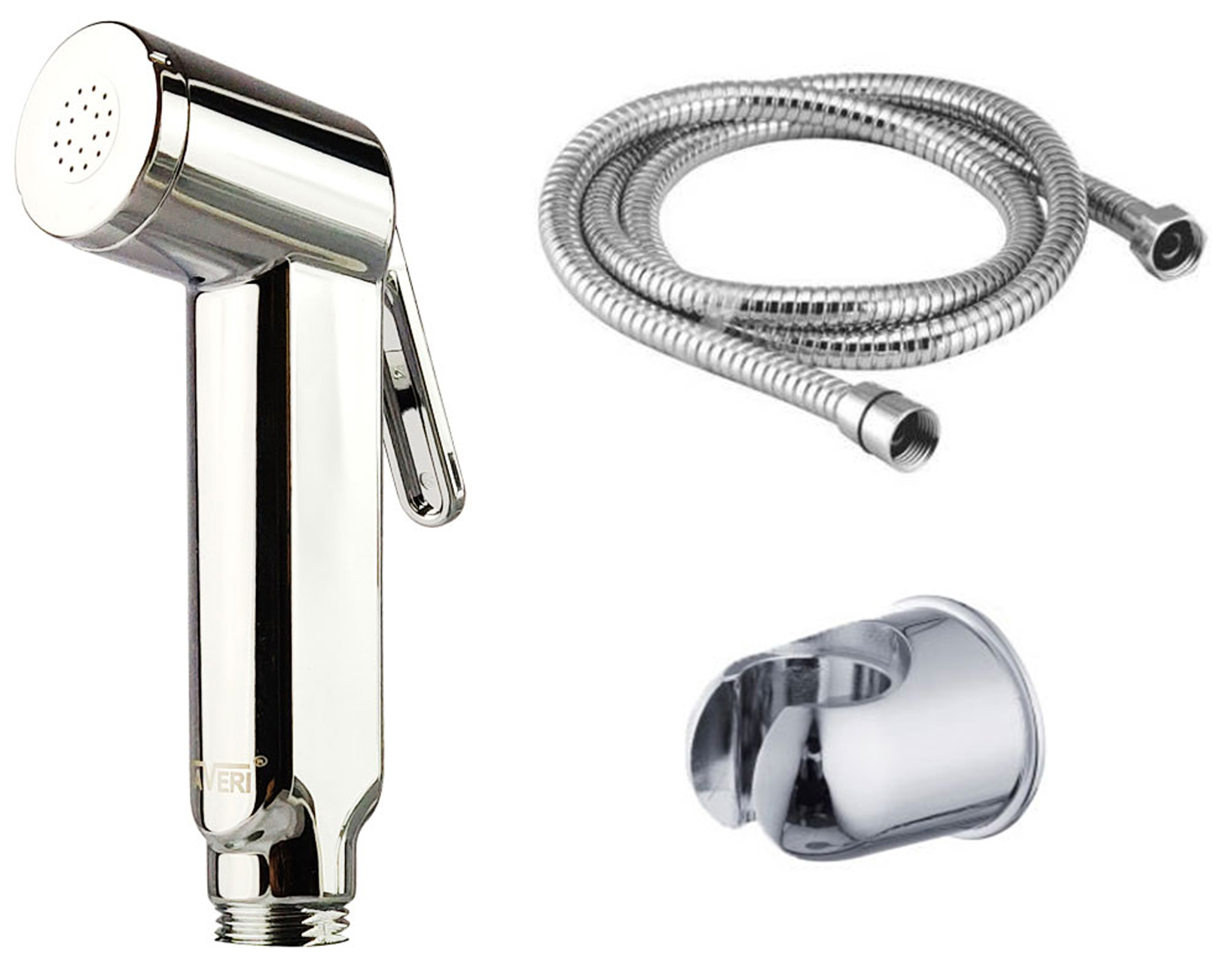 Kaveri Health Faucet Set Florence with 1m Shower tube and Brass Hook