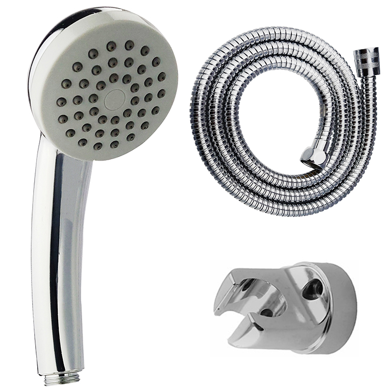 Hand Shower Dixcy with 1.5m C.P Shower Tube and ABS Hook