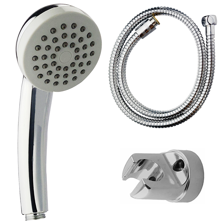 Hand Shower Dixcy with 1m C.P Shower Tube and ABS Hook