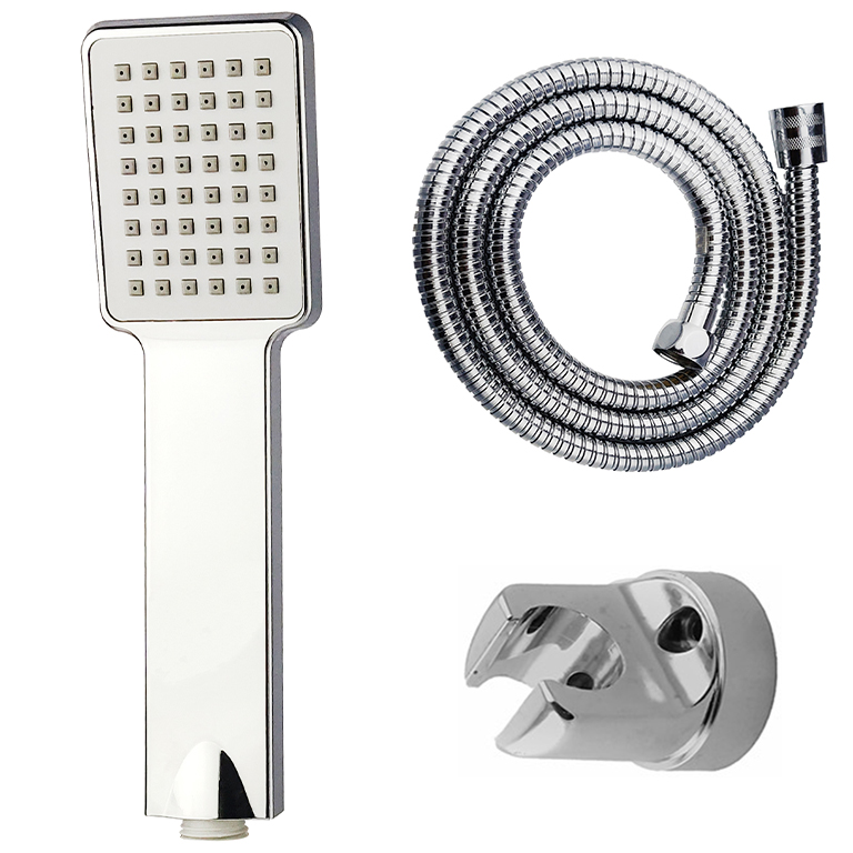 Hand Shower Recto with 1.5m C.P Shower Tube and ABS Hook
