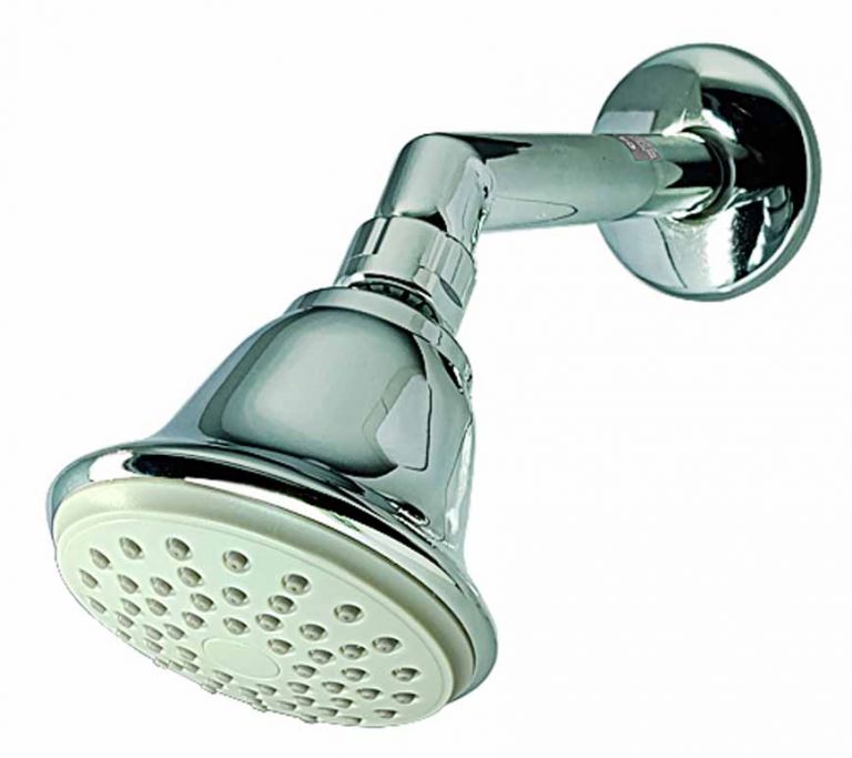 Overhead Shower Matrix with 7" Inch Round Shower Arm and C.P Flange(Set of 2)