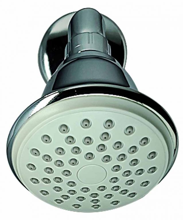 Overhead Shower Matrix with 7" Inch Round Shower Arm and C.P Flange