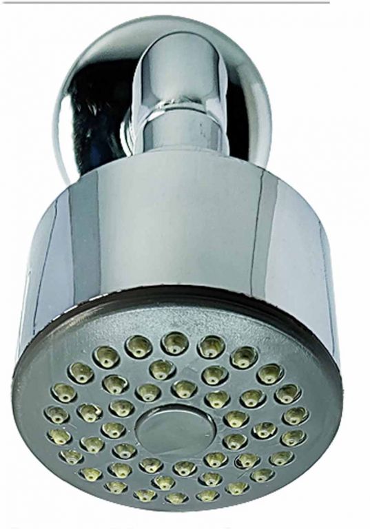 Overhead Shower Tarim with 7" Inch Round Shower Arm and C.P Flange(Set of 2)